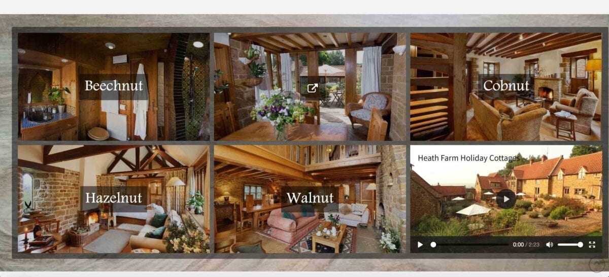 Heath Farm Holiday Cottages Wordpress  Design & SEO Services